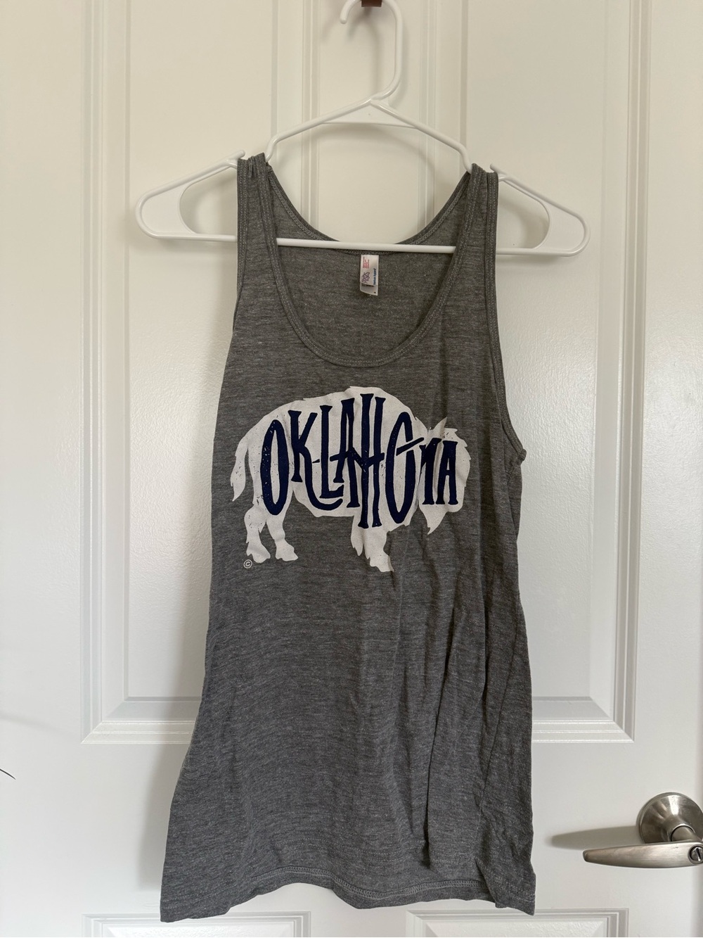 American Apparel Gray Crewneck Tank Top